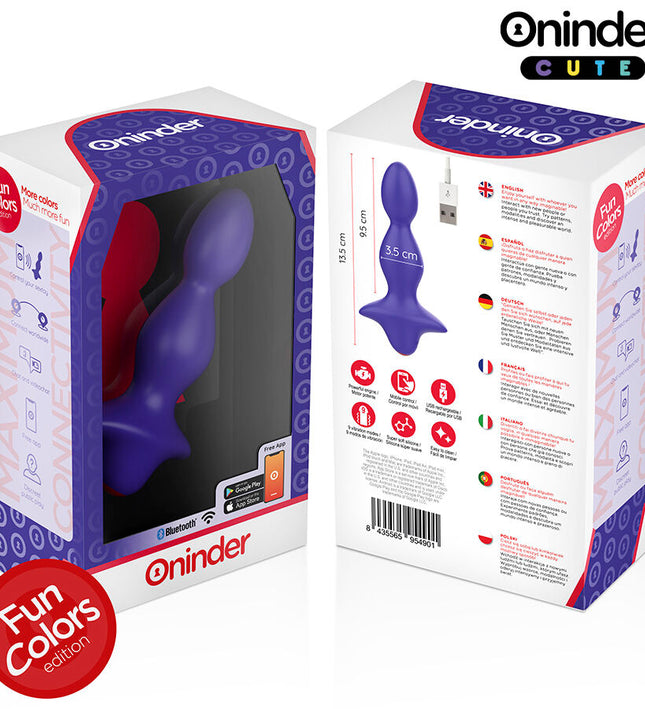 ONINDER CUTE - LOVE BUTT VIBRATING ANAL PLUG DILATOR - FREE WORLDWIDE APP