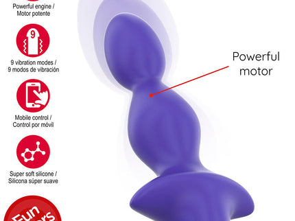 ONINDER CUTE - LOVE BUTT VIBRATING ANAL PLUG DILATOR - FREE WORLDWIDE APP