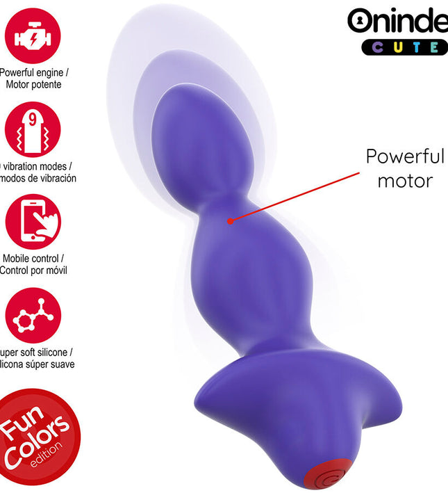 ONINDER CUTE - LOVE BUTT VIBRATING ANAL PLUG DILATOR - FREE WORLDWIDE APP