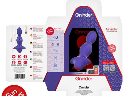 ONINDER CUTE - LOVE BUTT VIBRATING ANAL PLUG DILATOR - FREE WORLDWIDE APP