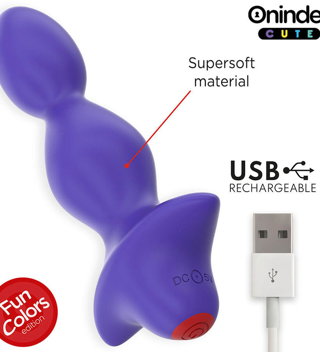 ONINDER CUTE - LOVE BUTT VIBRATING ANAL PLUG DILATOR - FREE WORLDWIDE APP
