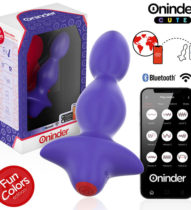 ONINDER CUTE - LOVE BUTT VIBRATING ANAL PLUG DILATOR - FREE WORLDWIDE APP
