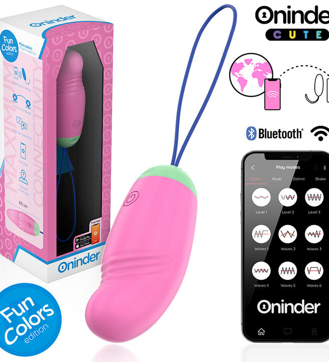 ONINDER CUTE - LOVE PLEASURE VIBRO-ROTATING EGG 360 SILICONE - FREE WORLDWIDE APP