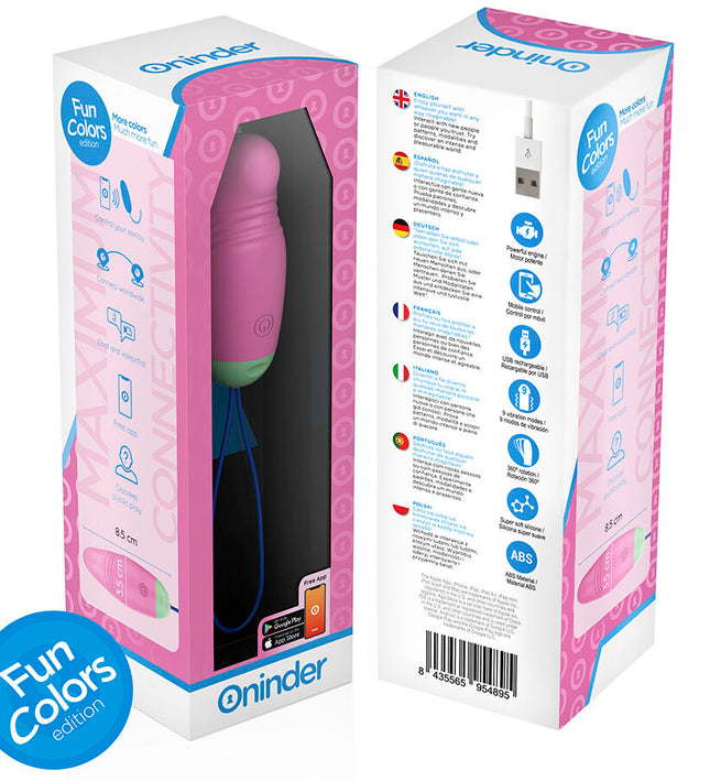 ONINDER CUTE - LOVE PLEASURE VIBRO-ROTATING EGG 360 SILICONE - FREE WORLDWIDE APP