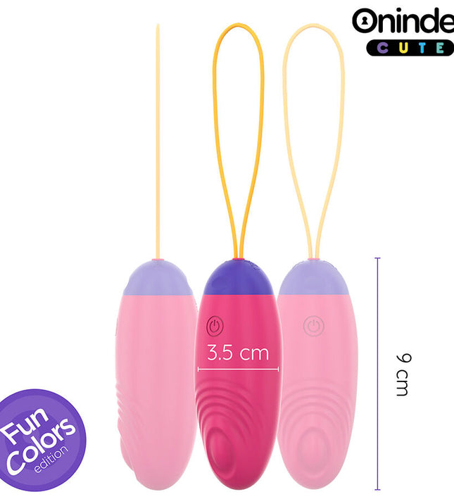 ONINDER CUTE - LOVE PLEASURE VIBRO-WAVE TAPPING SILICONE EGG - FREE WORLDWIDE APP