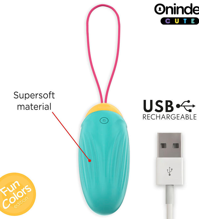 ONINDER CUTE - LOVE PLEASURE VIBRO-ROTATING SILICONE GEM EGG - FREE WORLDWIDE APP
