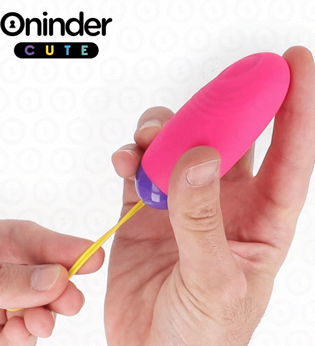 ONINDER CUTE - LOVE PLEASURE VIBRO-WAVE TAPPING SILICONE EGG - FREE WORLDWIDE APP