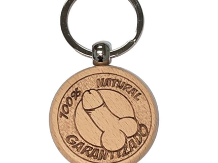 DIABLO PICANTE - WOODEN PENIS-SHAPED KEYCHAIN