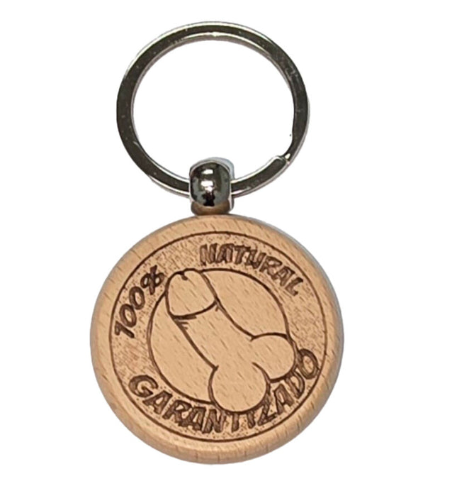 DIABLO PICANTE - WOODEN PENIS-SHAPED KEYCHAIN