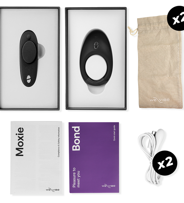 WE-VIBE - TEASE US SET BOND + MOXIE