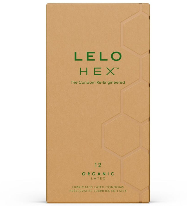 LELO - HEX ORGANIC CONDOM BOX 12 UNITS