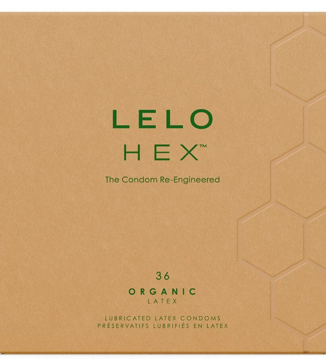 LELO - HEX ORGANIC CONDOM BOX 36 UNITS
