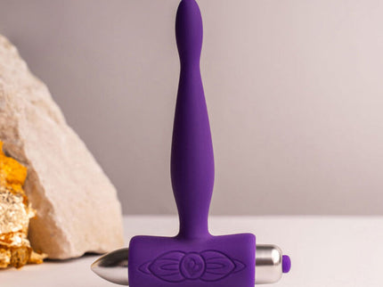 ROCKS- OFF - PETITE SENSATIONS TEAZER ANAL PLUG VIBRATOR PURPLE