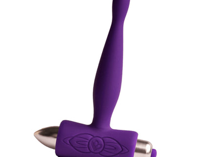 ROCKS- OFF - PETITE SENSATIONS TEAZER ANAL PLUG VIBRATOR PURPLE