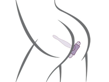 ROCKS- OFF - PETITE SENSATIONS TEAZER ANAL PLUG VIBRATOR BLACK