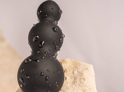 ROCKS- OFF - PETITE SENSATIONS BUBBLES ANAL PLUG VIBRATOR BLACK