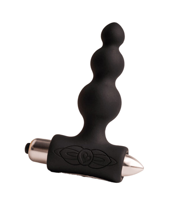 ROCKS- OFF - PETITE SENSATIONS BUBBLES ANAL PLUG VIBRATOR BLACK