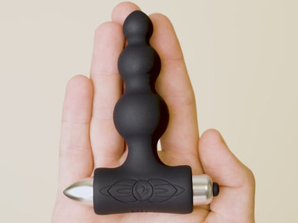 ROCKS- OFF - PETITE SENSATIONS BUBBLES ANAL PLUG VIBRATOR BLACK