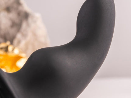 ROCKS-OFF - RO-ZEN RRO ANAL PLUG WITH VIBRATING PENIS RING BLACK