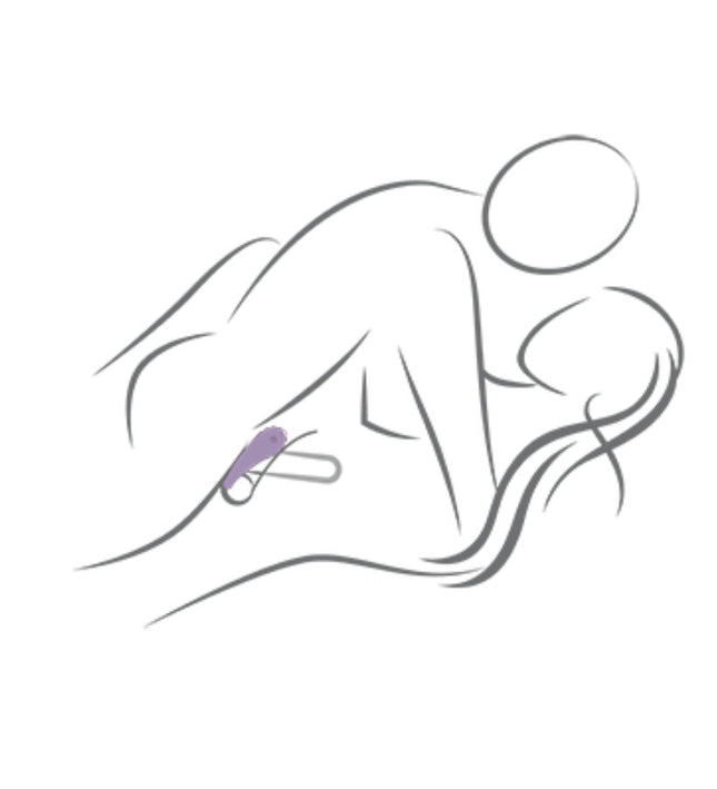 ROCKS-OFF - SPIRE BLACK VIBRATING PENIS RING