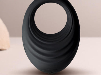ROCKS-OFF - SPIRE BLACK VIBRATING PENIS RING