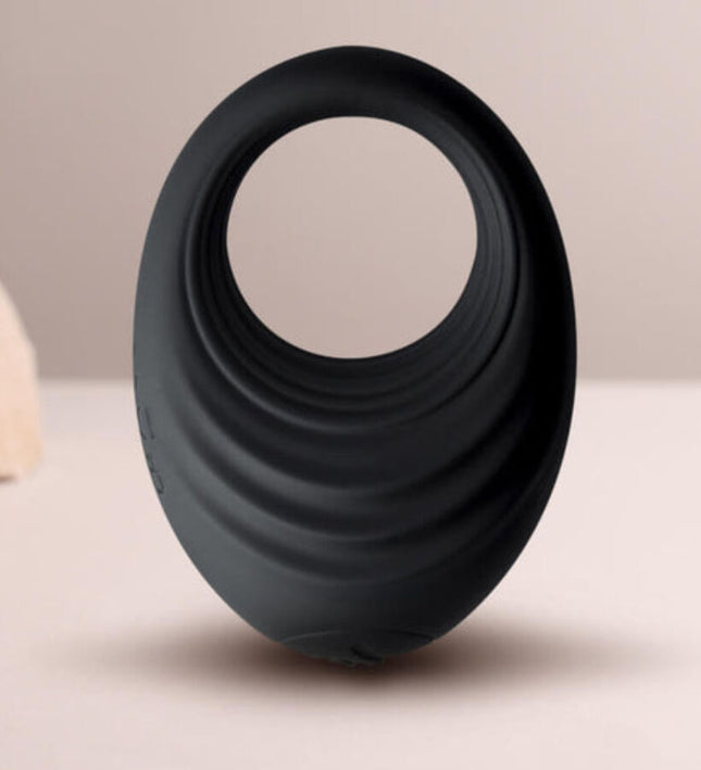 ROCKS-OFF - SPIRE BLACK VIBRATING PENIS RING