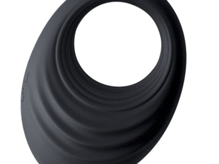 ROCKS-OFF - SPIRE BLACK VIBRATING PENIS RING