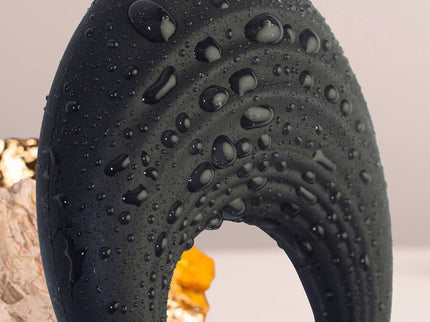 ROCKS-OFF - SPIRE BLACK VIBRATING PENIS RING