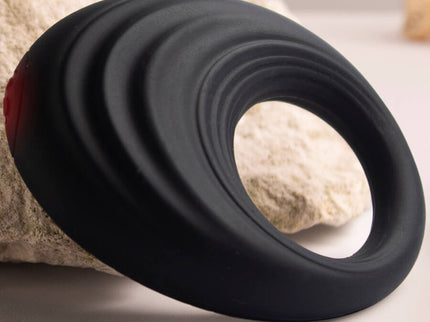 ROCKS-OFF - SPIRE BLACK VIBRATING PENIS RING