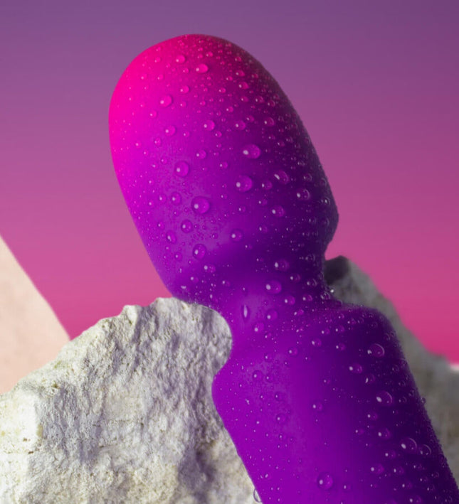 ROCKS- OFF - GLO- GIRL VIBRATOR WAND MINI PURPLE