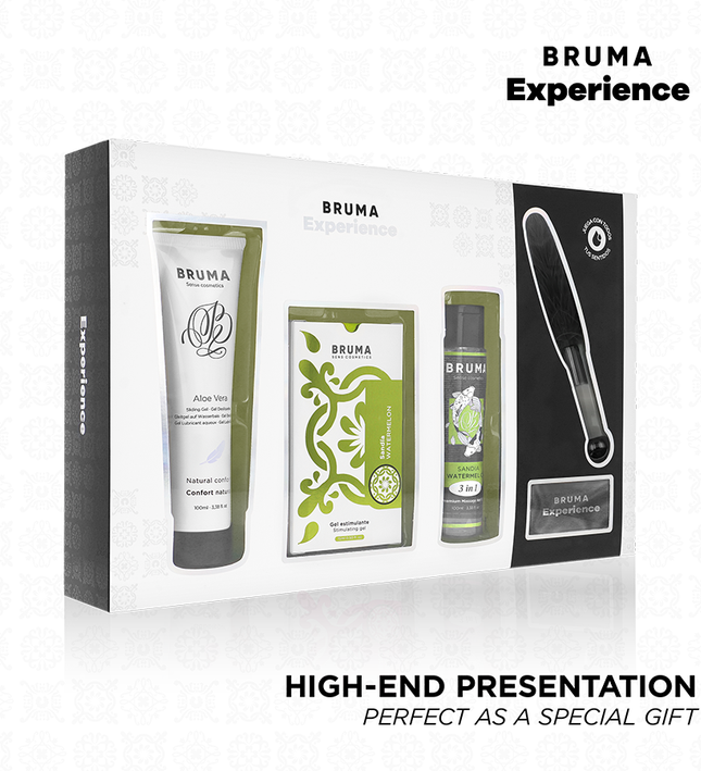 BRUMA XPERIENCE - SWEET WATERMELON TEMPTATION KIT WITH ORGASM ENHANCER