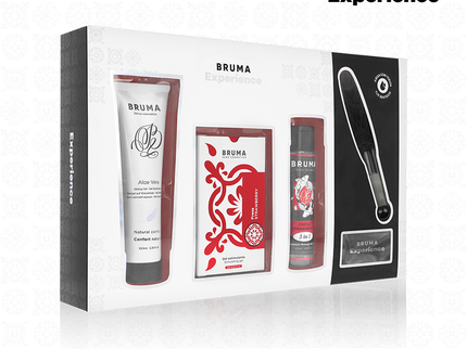 BRUMA XPERIENCE - SWEET STRAWBERRY TEMPTATION KIT WITH ORGASM ENHANCER