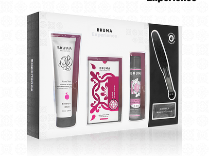 BRUMA XPERIENCE - SWEET GUM TEMPTATION KIT WITH ORGASM ENHANCER