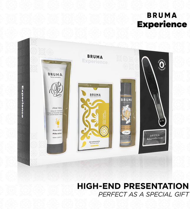 BRUMA XPERIENCE - SWEET PINA COLADA TEMPTATION PACK WITH ORGASM ENHANCER