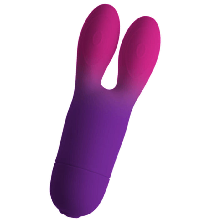 ROCKS- OFF - GLO-GIRL BUNNY PURPLE FLEXIBLE VIBRATOR