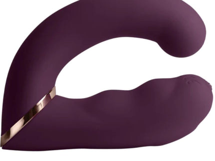 ROCKS-OFF - GEMINI DUAL VIBRATOR G-SPOT CLITORIS STIMULATOR PURPLE