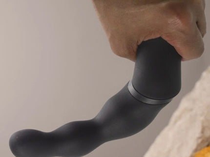 ROCKS-OFF - BLACK PROSTATE AND ANAL VIBRATOR ADAPTER