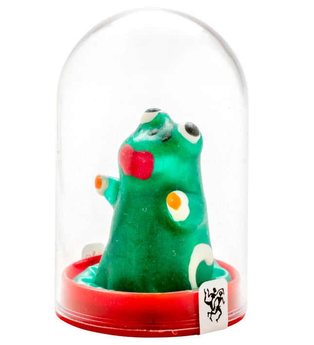 CONDOMERIE - HANDPAINTED NOVELTY CONDOMS FROG MODEL 1
