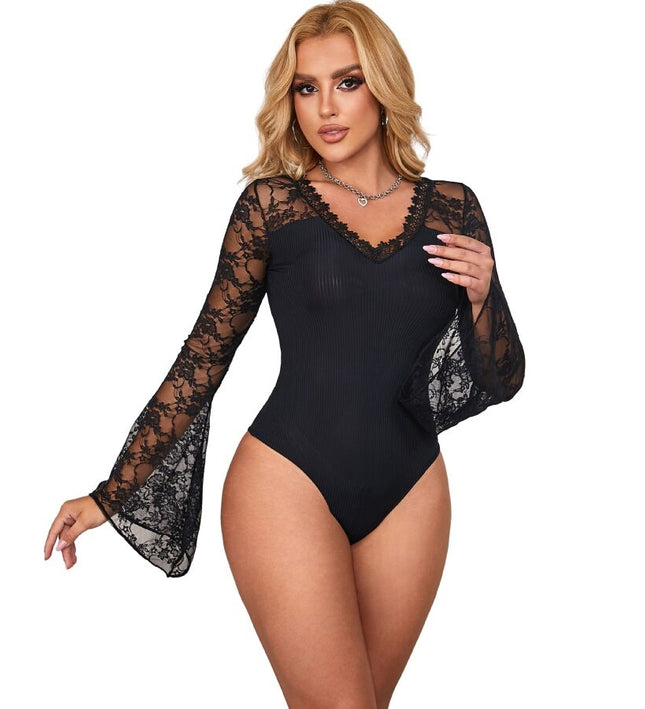 SUBBLIME - TEDDY FLORAL PATTERN LONG SLEEVE S/M