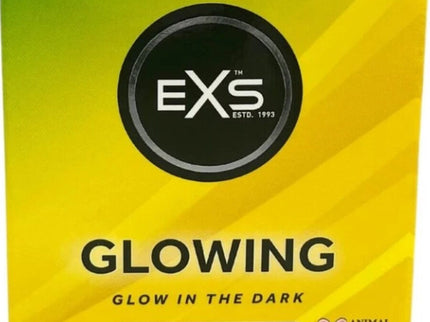 EXS CONDOMS - GLOWN IN THE DARK
