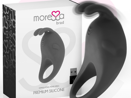 MORESSA - BRAD PREMIUM SILICONE RECHARGEABLE BLACK