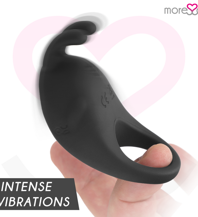 MORESSA - BRAD PREMIUM SILICONE RECHARGEABLE BLACK