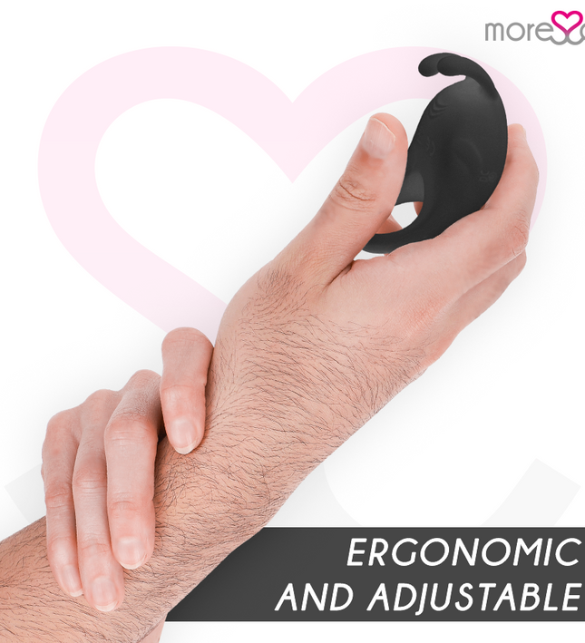 MORESSA - BRAD PREMIUM SILICONE RECHARGEABLE BLACK