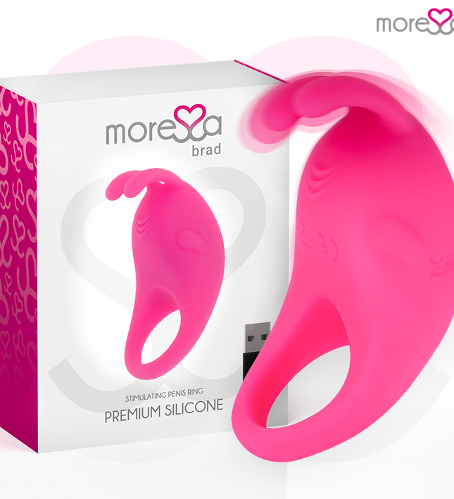 MORESSA - BRAD PREMIUM SILICONE RECHARGEABLE PINK