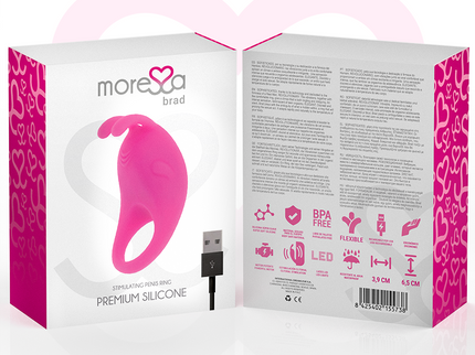 MORESSA - BRAD PREMIUM SILICONE RECHARGEABLE PINK