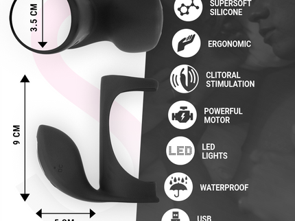 MORESSA - BRANDON VIBRATOR RING WITH COVER