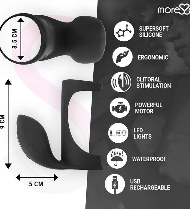 MORESSA - BRANDON VIBRATOR RING WITH COVER