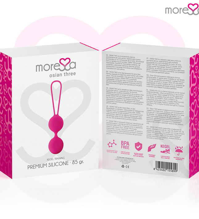 MORESSA - OSIAN THREE PREMIUM SILICONE PINK
