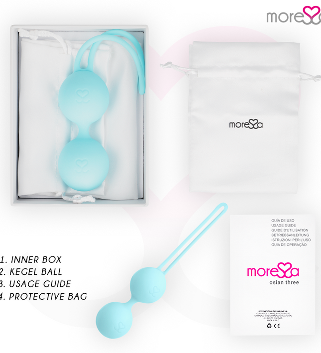 MORESSA - OSIAN THREE PREMIUM TURQUOISE SILICONE