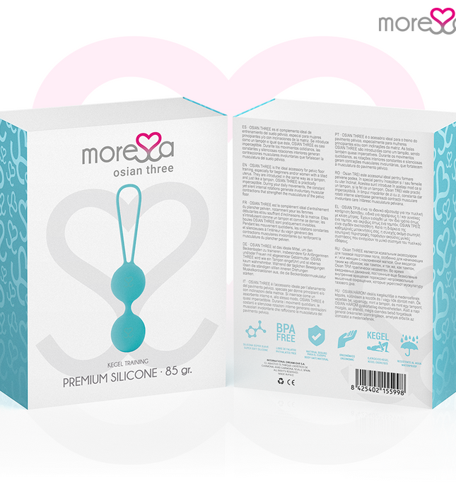 MORESSA - OSIAN THREE PREMIUM TURQUOISE SILICONE